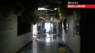 New Tornado Video Shows Horror Inside Elementary School as Twisters Strike [upl. by Caravette989]