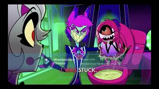 My favorite parts of hazbin hotel Because I was board NOT PG [upl. by Yarled]