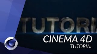 How to Create an Intro in Cinema 4D  TUTORIAL [upl. by Inaleon]