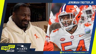 Jeremiah Trotter on his son being drafted by the Eagles or Cowboys  Takeoff with John Clark [upl. by Yelac]