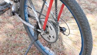 friction drivechain drive bicycle engine kit  PROTOTYPE VID 2 of 2 [upl. by Herzog]