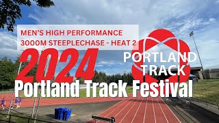 Portland Track Festival  Mens High Performance 3000m Steeplechase [upl. by Philina]