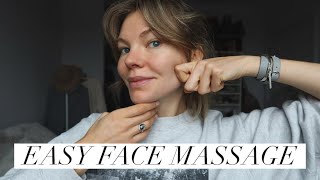 Easy Face Massage For 20s amp 30s [upl. by Yenot711]