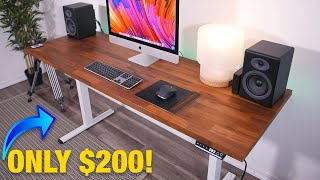 The Cheapest Motorized DIY Standing Desk On Amazon [upl. by Scopp]