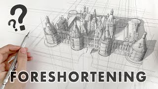 How To Do Foreshortening In Architectural Drawings  Art amp Architecture [upl. by Nnylrebma288]