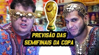 PREVISÕES DAS SEMIFINAIS DA COPA DO MUNDO 2018  PAI DE SOLA [upl. by Bouley]