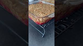 Rhubarb crisp recipe [upl. by Mcnamee]