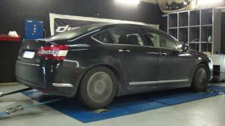 Citroen c5 hdi 160cv  192cv reprogrammation moteur dyno digiservices [upl. by Alil]