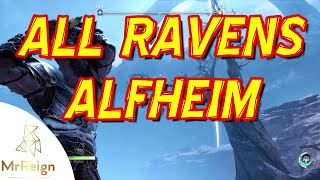 God of War Ragnarok  All Odins Ravens Locations Alfheim [upl. by Nnalatsyrc899]