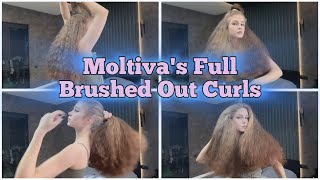 Moltivas Full Brushed Out Curls [upl. by Shirlee]