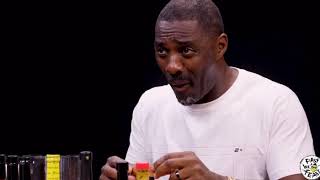 Idris Elba coughs while eating a hot wing  Idris Elba meme [upl. by Ikcaj]