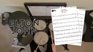 Elton John  Im Still Standing  Transcription Available  Drum Cover by Chef Cook [upl. by Inail]