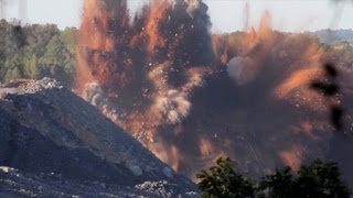 HUGE Mining Explosion Caught on Camera [upl. by Rosinski906]