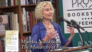 Martha Nussbaum quotThe Monarchy of Fearquot [upl. by Aihsek]