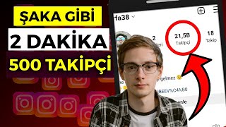 İNSTAGRAM TAKİPÇİ ARTTIRMA  2 DAKİKADA 500 TAKİPÇİ [upl. by Latimer]