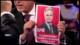 Wahl 2013 Faymann vs Strache 6 [upl. by Anrahs]