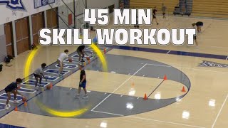 45 Minute Basketball Skills Workout  Drills to Make Your Players Better [upl. by Enutrof258]