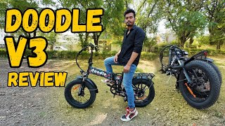 Best Foldable E Bike Emotorad Doodle V3 Review  Removable battery [upl. by Jeaz]