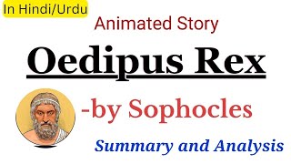 EngsubquotOedipus Rexquot by SophoclesSummary and Analysis in HindiUrdu [upl. by Llerol537]