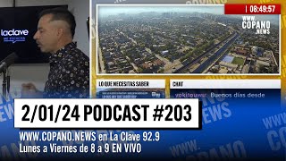 CopanoNews 203  PROGRAMA COMPLETO  02012024 [upl. by Reube601]