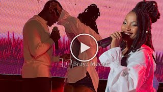 SHEEBAH PERFORMS NJALWALA LIVE FT AARONIX AT SKYZ HOTEL [upl. by Norrehc755]