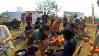 2012 Put Foot Rally Shoe Drop at Senkobo Primary School in Zambia [upl. by Ruphina392]