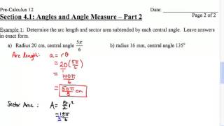 Pre Calc 12 Section 41 part 2 [upl. by Anitsuga844]