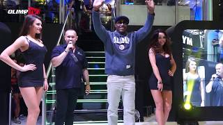 Lennox Lewis  Olimp Special Guest FIBO POWER 2014  Olimp Sport Nutrition [upl. by Araminta]