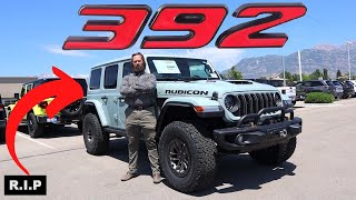 NEW Jeep Wrangler Rubicon 392 Final Edition The Last V8 Jeep Ever [upl. by Dlonyar]