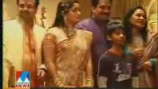 Kavya Madhavan Wedding Reception in Kochi wwwmallubeatscom [upl. by Sirap]