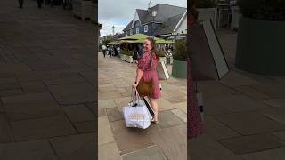 SHOP WITH US BICESTER VILLAGE 🛍️ designer shopping outlet vlog amp haul 🥰 [upl. by Netsriik]