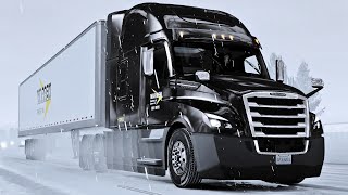 Heavy Winter Mod with Snow Physics in ATS [upl. by Dillon]