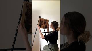 Woodburning my self portrait pyrography woodart woodburning art [upl. by Oiredised]