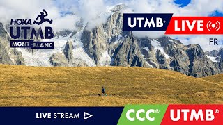 HOKA UTMB MontBlanc 2024  Live Français 🇫🇷  CCC amp UTMB [upl. by Salahi]