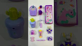 Fantastic Purple Stationery Items Pen Sharpener Erasner Pencil Case shorts stationery purple [upl. by Ihcehcu]