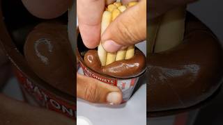 satisfying chocolate nutella yummy icecream notalking asmreating mukbang dessert mars ASMR [upl. by Eustache]