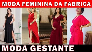 MODA GESTANTE MODA MATERNIDADE TENDÊNCIAS DE ROUPAS GESTANTE ATACADO DA FÁBRICA [upl. by Crooks86]