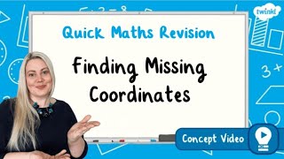 How Do You Find Missing Coordinates  KS2 Maths Concept for Kids [upl. by Bekki]