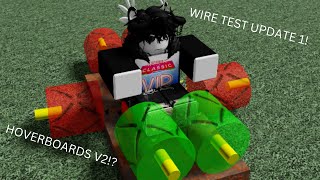 Hoverboard V2  Wire Test Update [upl. by Atnima]