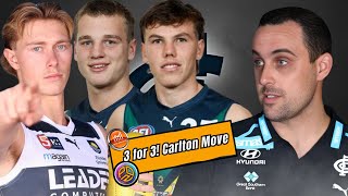 Carlton EXPLODE open the Trade Period  3 For Pick 3 and Why and how it needed to be done [upl. by Ainecey]