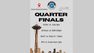 LIVE Quarterfinals 2  SHB vs KB Stars  2024 Seattle Somali Week [upl. by Anamuj]