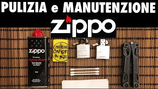 ACCENDINO ZIPPO TUTORIAL ITA PULIZIA MANUTENZIONE COM’É FATTO Originale [upl. by Hajan]