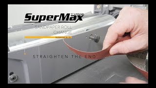 Changing Sandpaper On A 1632 SuperMax Drum Sander  Laguna Tools [upl. by Louisette271]