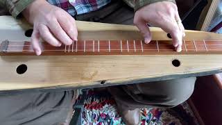 “Slumber My Darling” on old fiddle case mountain dulcimer [upl. by Vastha]