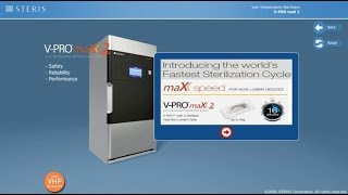 VPRO maX 2 Low Temperature Sterilization System  3D Video  STERIS [upl. by Ahsik]