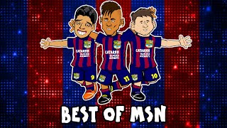 🔥THE BEST OF MSN🔥 Messi Suarez Neymar [upl. by Rance]