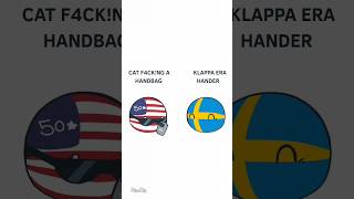 carmelldance lyrics ☠️🇺🇲 memes countryballs flipaclip countryballanimation usa sweden [upl. by Ellehsat]