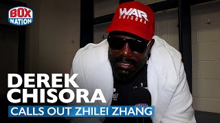 Derek Chisora Emotional Reaction To Joe Joyce Win [upl. by Akiemat278]