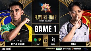 MPL PH S14  PLAYOFFS DAY 2  FCAP VS BLCK GAME 1 [upl. by Eiggep537]