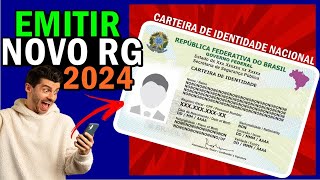 Como TIRAR NOVO RG 2024 nova CARTEIRA de IDENTIDADE NACIONAL 2024 [upl. by Christina326]